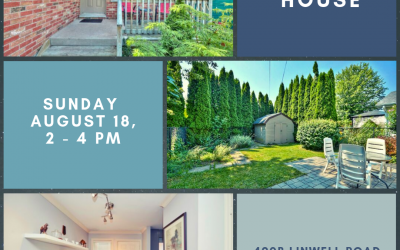 OPEN HOUSE, August 18, 2:00 – 4:00 pm.