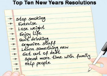 Top Ten New Year Resolutions!